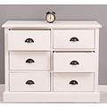 123schrank Rhodos Kommode - 100x35x80H cm - 6 Soft-Close-Schubladen