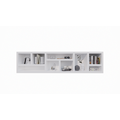 123schrank Beistelltisch/Kommode Prato 02 - 245x30x60H cm - 5cm Regalstärke - offene Regale Sideboard