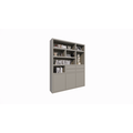 123schrank Avola Fachschrank - 180x35x220H cm - push-to-open Türen - 4 push-to-open Schubladen