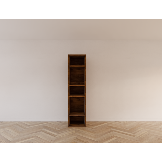 123schrank Sideboard Zoutelande - 50x42x205H cm - Eiche - offene Regale