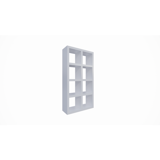 123schrank Raumteiler Chester - 81x30x157H cm - offene Regale - 5cm Regalstärke