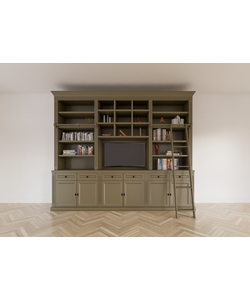 TV Bücherregal Die Krone Bibliothek 290cm