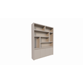 123schrank Kommode Calvert - 200x40x253H cm - grifflose Griffe - schwebendes Untergestell - schlankes Design