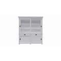 123schrank Buffetschrank Zanthus - 200x50x230H cm - runde Beine - Schiebetüren - Soft-Close-Schubladen