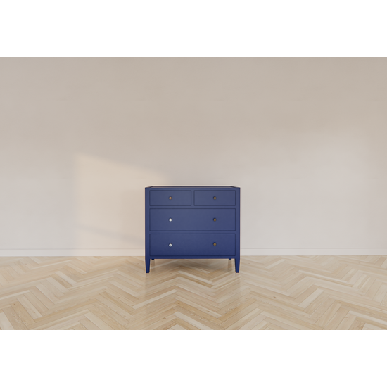 123schrank Kommode Mackay - 100x50x90H cm - 4 Schubladen - auf Beinen