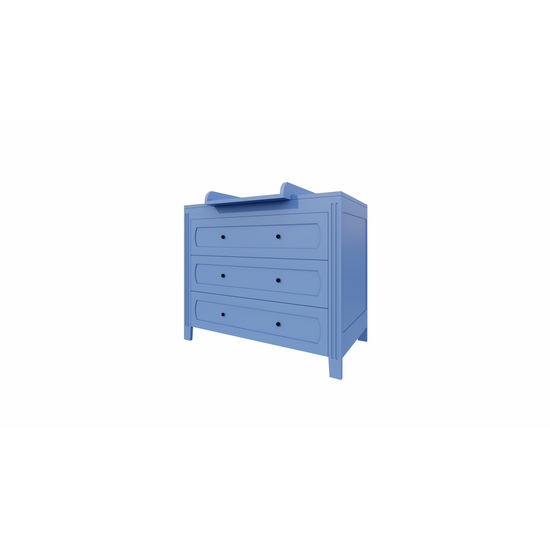 123schrank Blora Kommode - 100x55x90H cm - 3 Soft-Close-Schubladen - auf Beinen