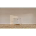 123schrank Kommode Jundah - 100x55x90H cm - 3 Soft-Close-Schubladen - auf Beinen