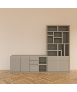 TV-Anrichte mit Fächerschrank Lesbos 350cm