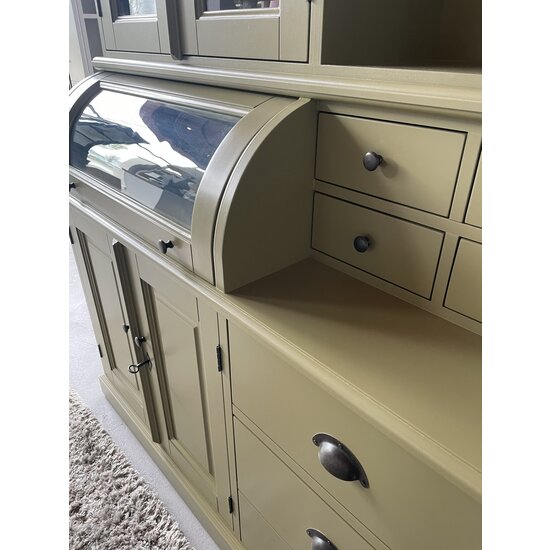 123schrank Buffetschrank - Grutter-Schrank - Pisa - 200x50x210H cm - 8 Flügeltüren - 2 Kugelklappen - 7 Schubladen