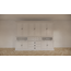 123schrank Buffetschrank / Grutterschrank Burano - 300x50x230H cm - 2 Kugelklappen - geschlossene Türen im Oberschrank - 9 Schubladen