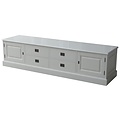 123schrank Tv-Sideboard Lin 08 - 200x50x50H cm - 2 geschlossene Flügeltüren - 4 Schubladen - optionaler grauer Oberboden