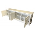 123schrank Moonstar TV-Anrichte - 230x50x70H cm - 4 Flügeltüren