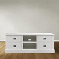 123schrank TV-Sideboard Island 15 - 150x50x60H cm - 4 Schubladen - offenes Mittelfach - mit Kabeldurchlass