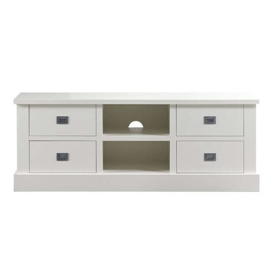 123schrank TV-Sideboard Island 15 - 150x50x60H cm - 4 Schubladen - offenes Mittelfach - mit Kabeldurchlass