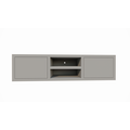 123schrank Dax TV-Sideboard - 160x40x40H cm - push-to-open Türen - 2 offene Fächer - 4cm Fachbodenstärke