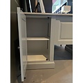 123schrank Modell anzeigen Schreibtisch Philine - 160x90x79H cm - Schubladen und Türen - RAL 7044