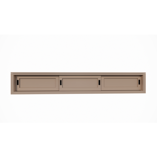 123schrank TV-Sideboard Medellin - 300x40x40 - 3 Schiebetüren - schlichtes Design