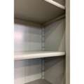 123schrank Bücherregal Royal - 100x43x240H cm - 2 geschlossene Flügeltüren - 4 Schubladen - verstellbare Einlegeböden