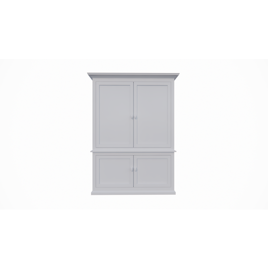 123schrank Buffetschrank Viseu -150x40x220H cm - geschlossene Türen