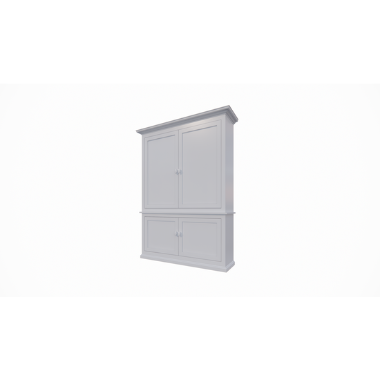 123schrank Buffetschrank Viseu -150x40x220H cm - geschlossene Türen