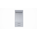 123schrank Kleiderschrank Zakyntos 02 - 120x60x200H cm - 2 Türen - 2 Schubladen