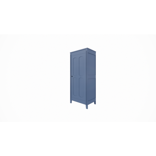 123schrank Kinderschrank Blora - 80x55x195H cm - 1 Tür - auf Beinen