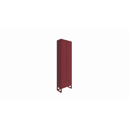 123schrank Bandon Schrank - 60x30x210H cm - auf Beinen - Soft-Close-Schublade