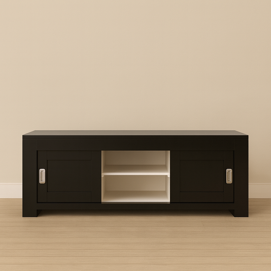 123schrank Ausstellungsstück TV-Sideboard Hawai 05 - 165x50x55H cm - RAL 9005