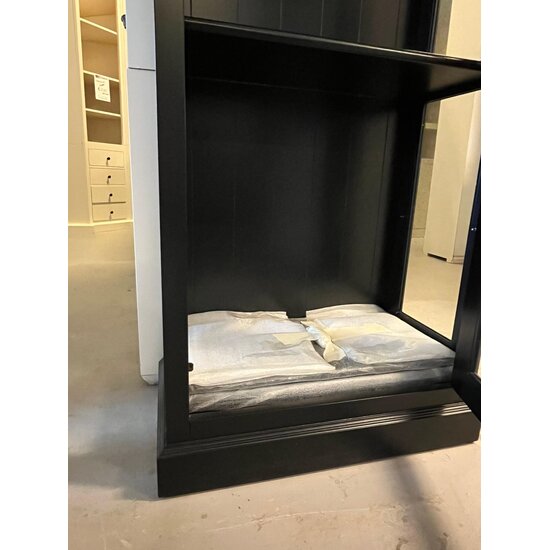 123schrank Ausstellungsstück Vitrinenschrank Toulon 75x40x220H cm - RAL 9005