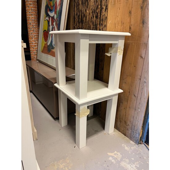 123schrank Ausstellungsstück Tische 2 Stück - 50x50x50H cm - RAL 9010