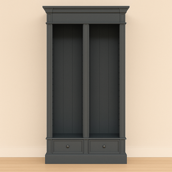 123schrank Ausstellungsstück Bücherregal - 100x40x240H cm - RAL 7006