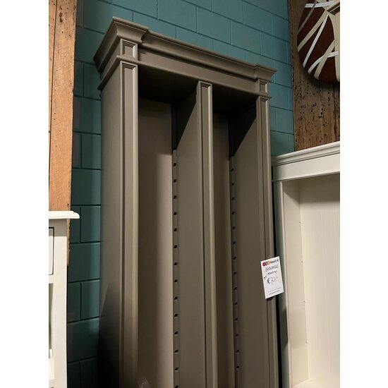 123schrank Ausstellungsstück Bücherregal - 100x40x240H cm - RAL 7006