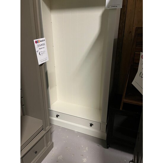 123schrank Ausstellungsstück Bücherregal Malaga - 100x35x200H cm - RAL 9001