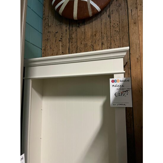 123schrank Ausstellungsstück Bücherregal Malaga - 100x35x200H cm - RAL 9001