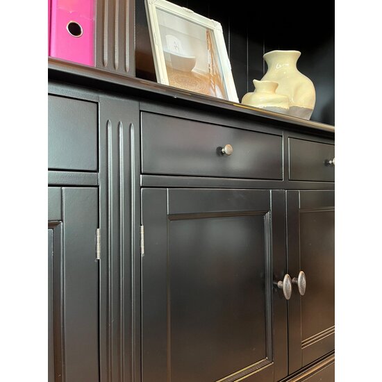 123schrank Ausstellungsstück Bücherschrank Private Library - 300x43x240H cm - RAL 9005