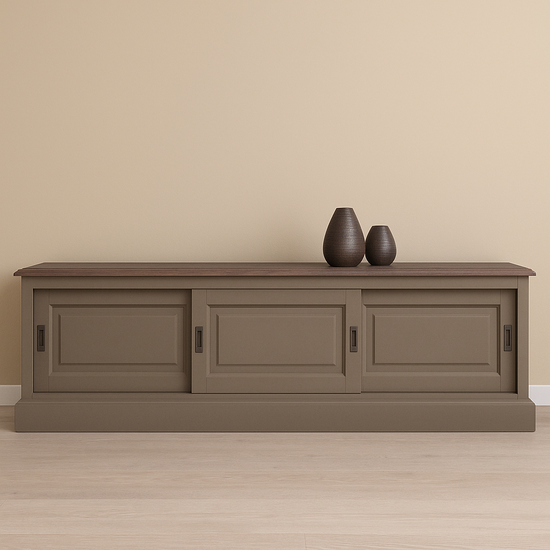 123schrank Ausstellungsstück Sideboard Lin 05 - 180x50x50(H) cm - Eichenplatte