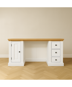 Maßgeschneiderter Schreibtisch King Louis - 170cm - RAL 9010