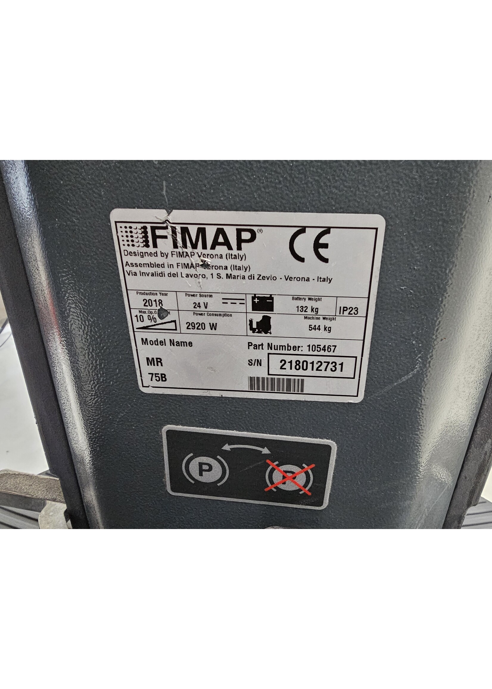 Fimap S.p.A. Fimap MR 75 B