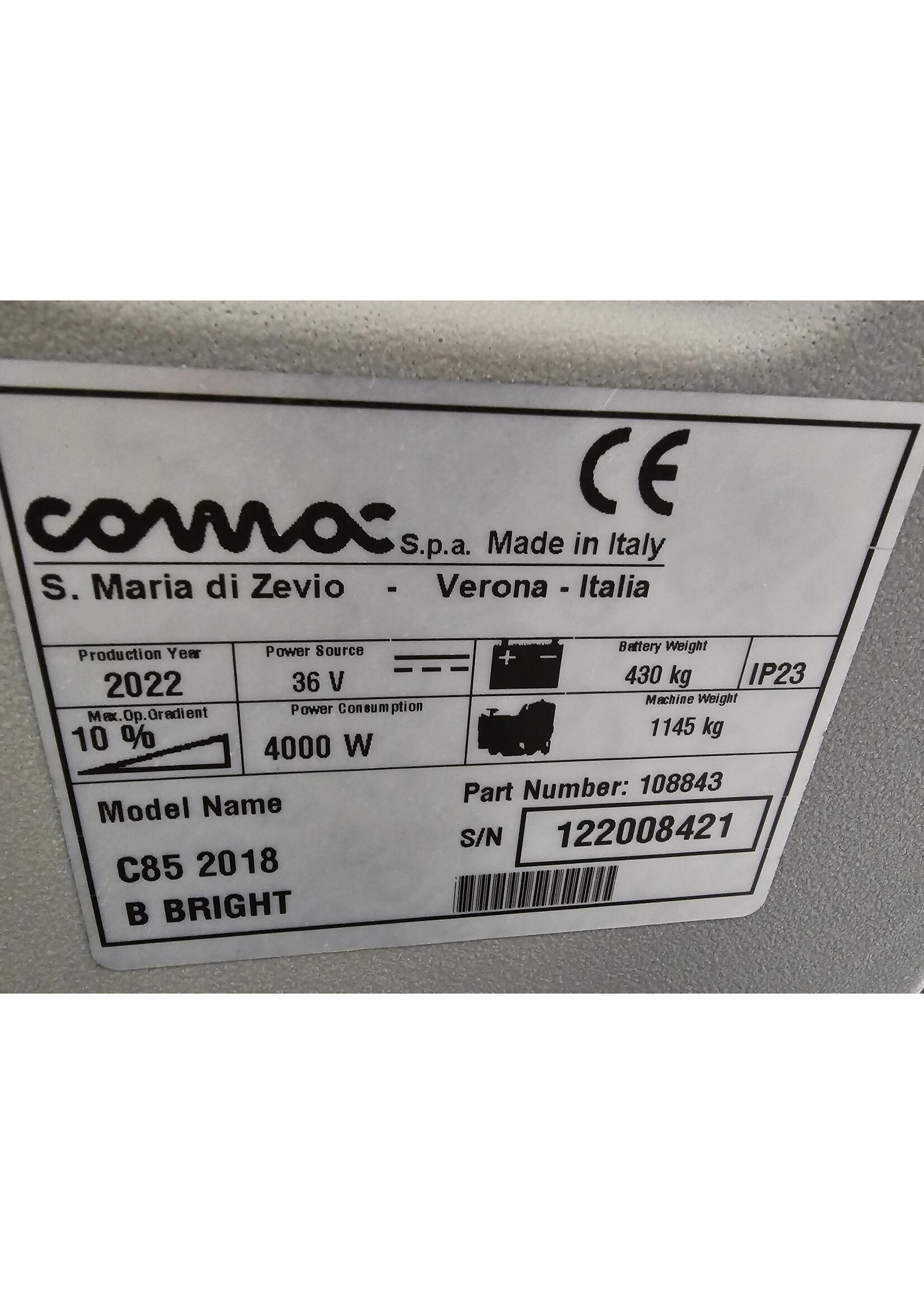 Comac Comac C85 Bright