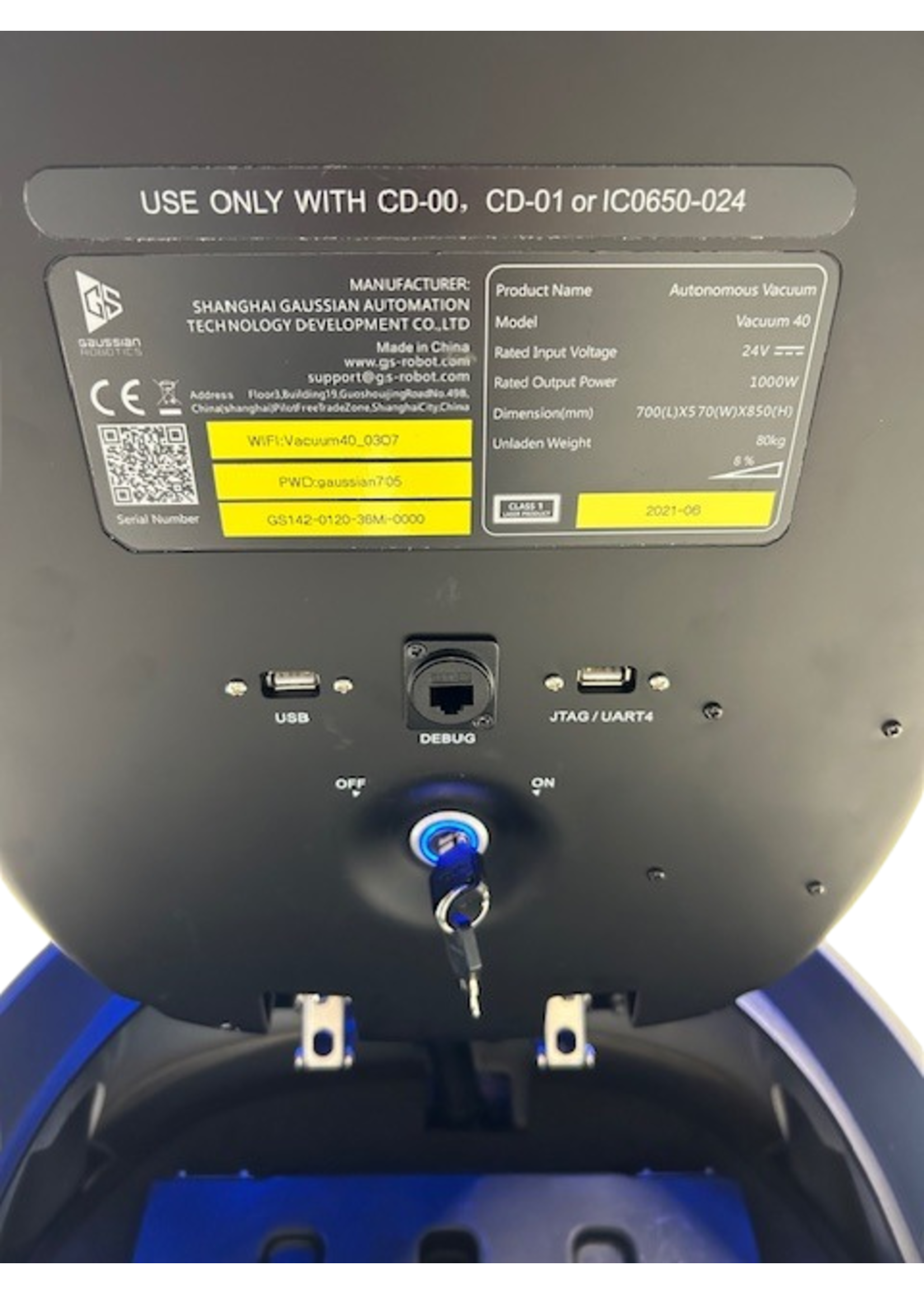 Gausium Gausium Vacuum 40 – Autonomer Saugroboter (gebraucht, Baujahr 2021)