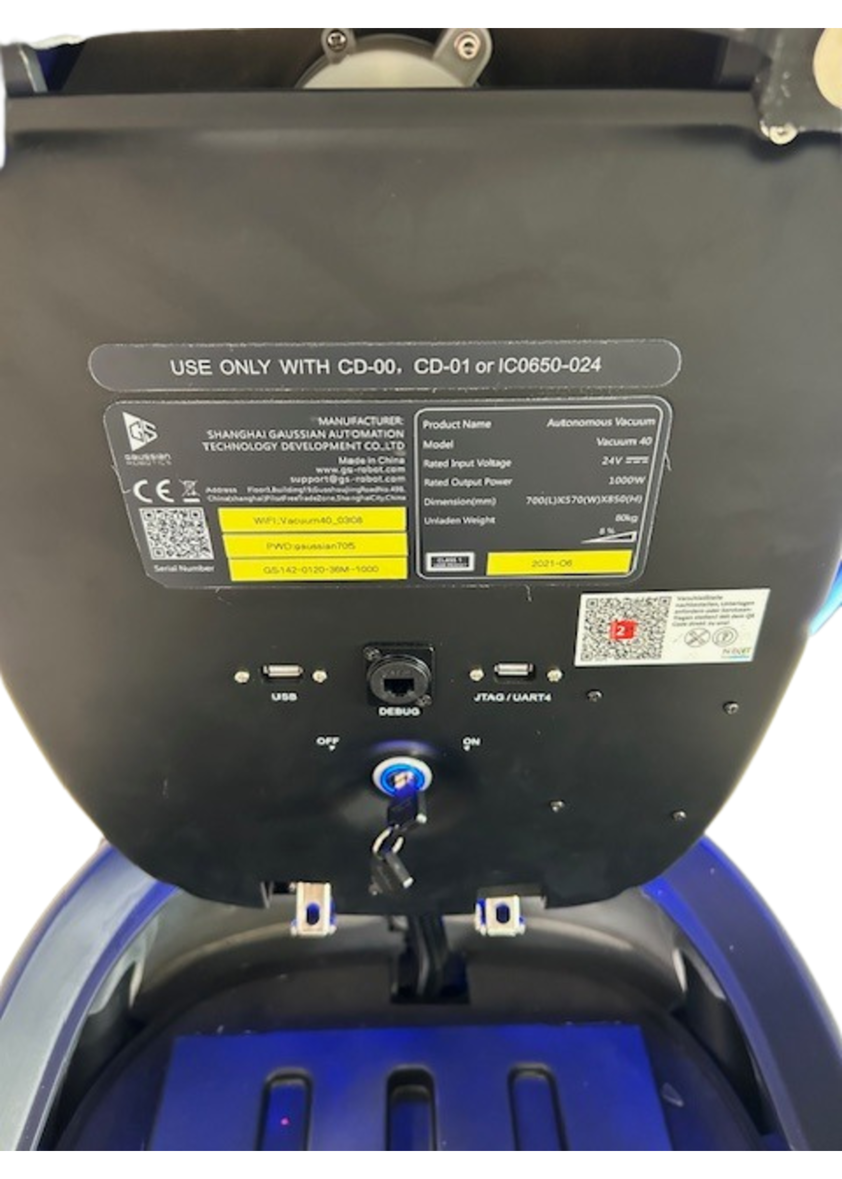 Gausium Gausium Vacuum 40 – Autonomer Saugroboter (gebraucht, Baujahr 2021)