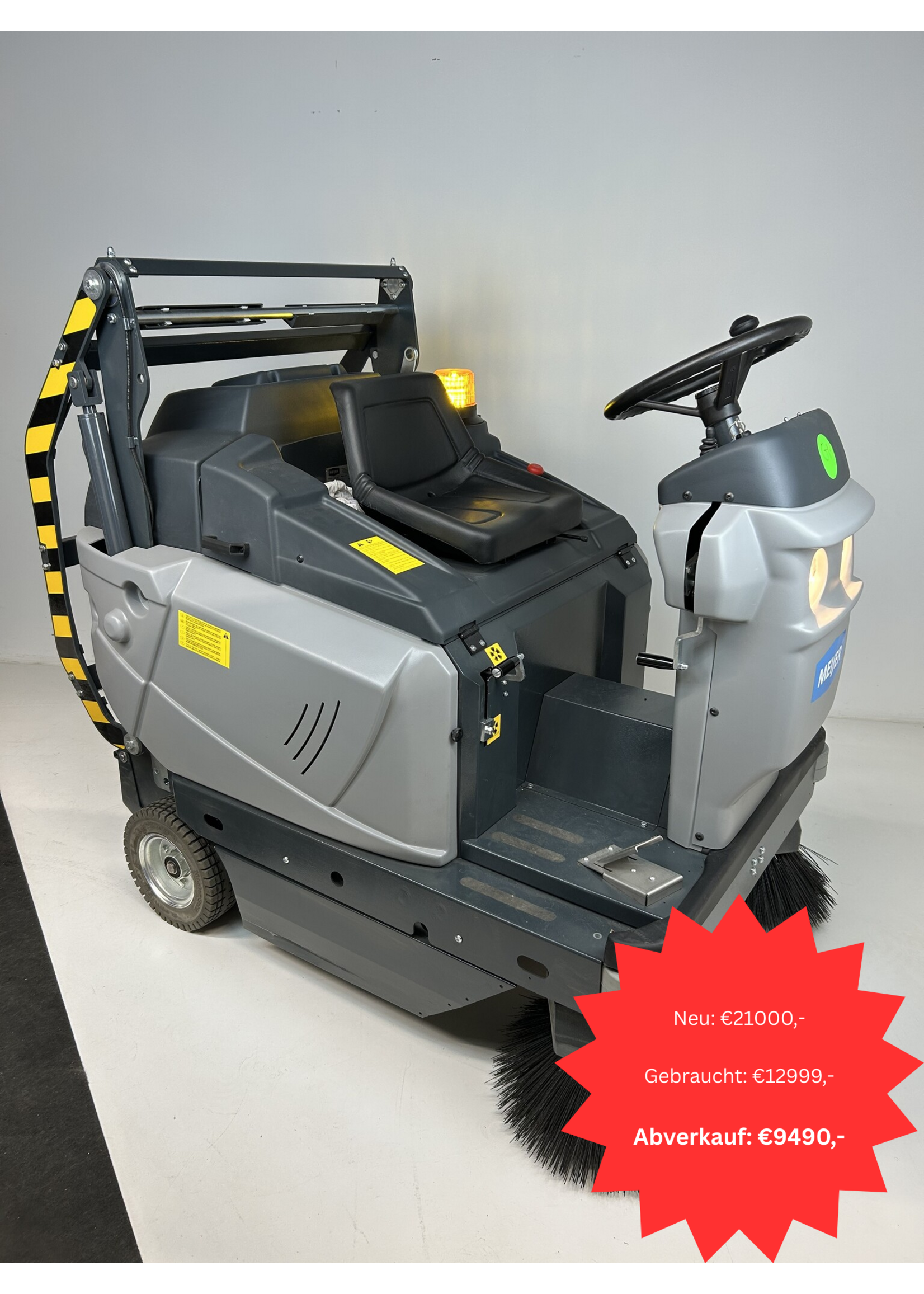 Metech Sweepers & Scrubbers Meijer VR1300 – Aufsitz-Kehrmaschine (gebraucht)