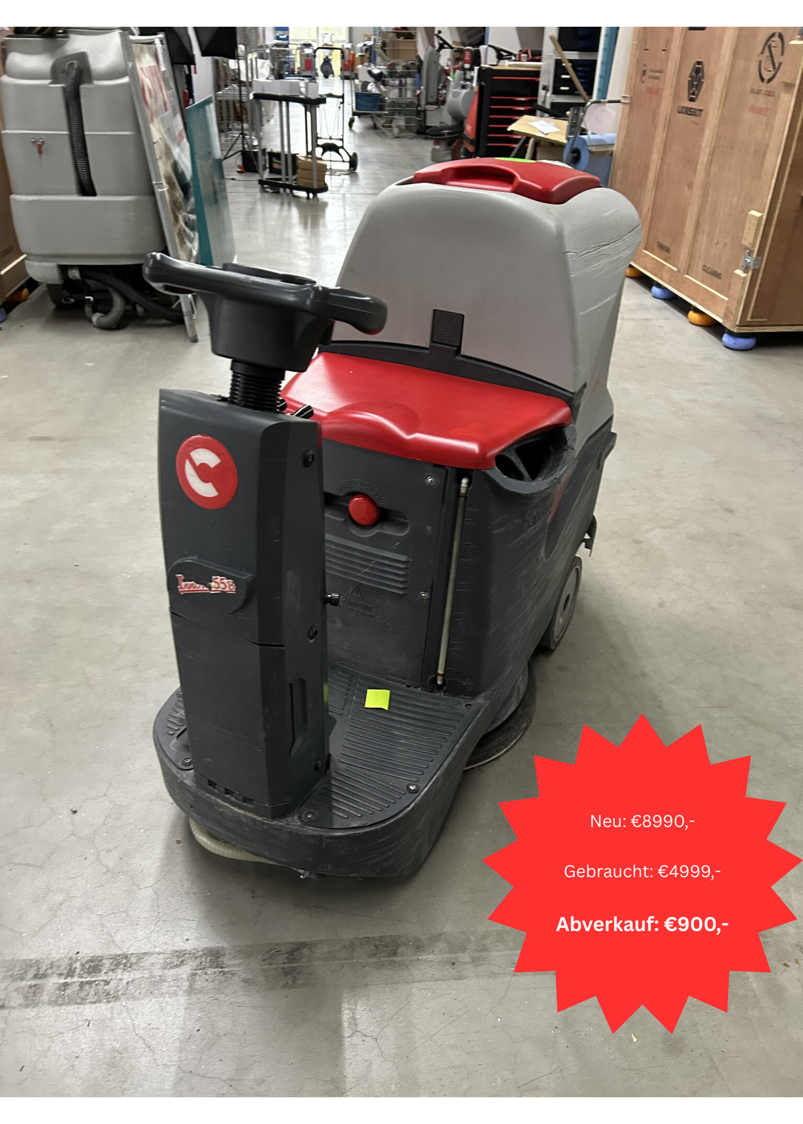 Comac S.p.A. Comac Innova 55 B – Aufsitz-Scheuersaugmaschine (reparaturbedürftig)