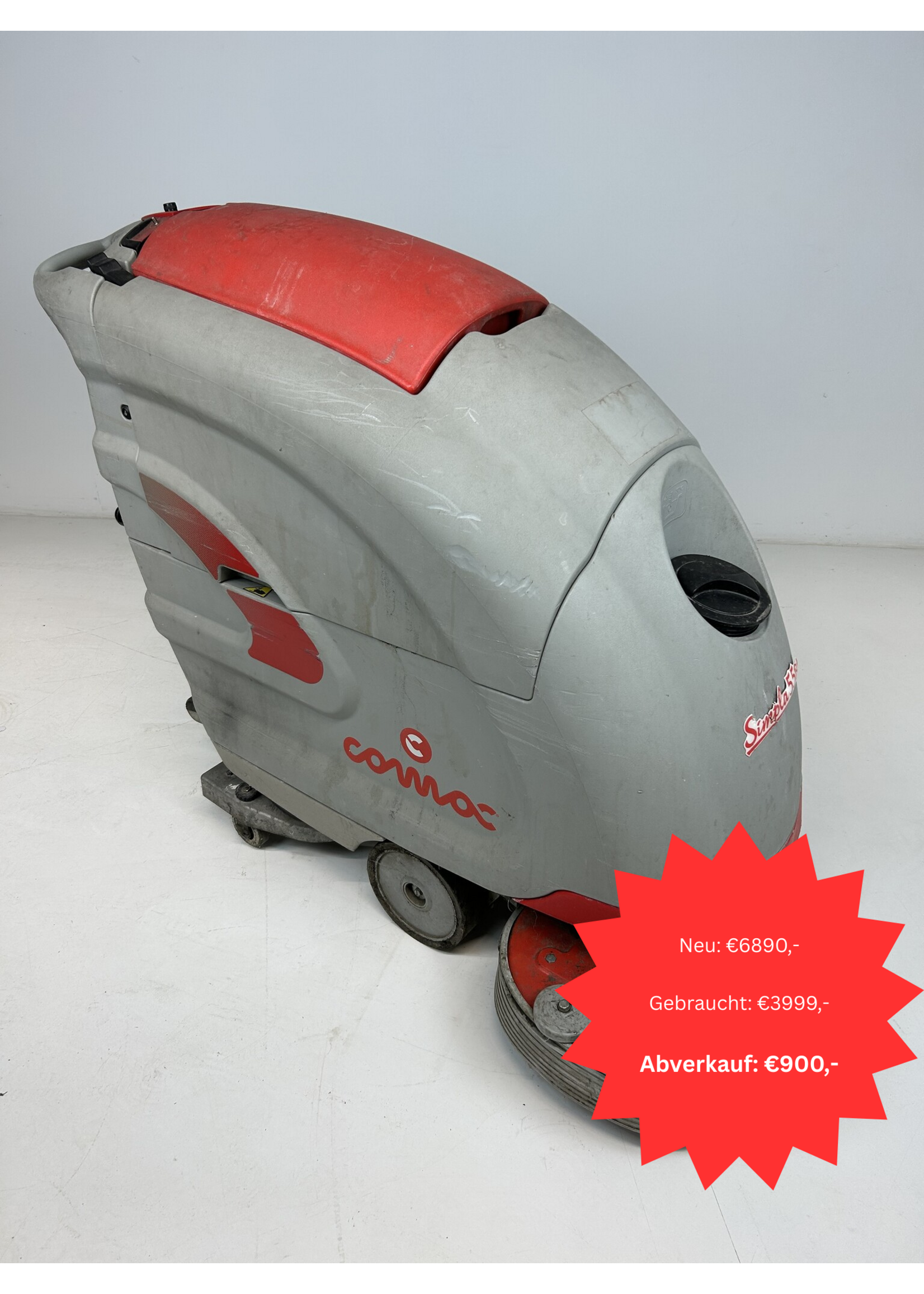 Comac S.p.A. Comac Simpla 55 BT – Nachläufer-Scheuersaugmaschine (reparaturbedürftig)