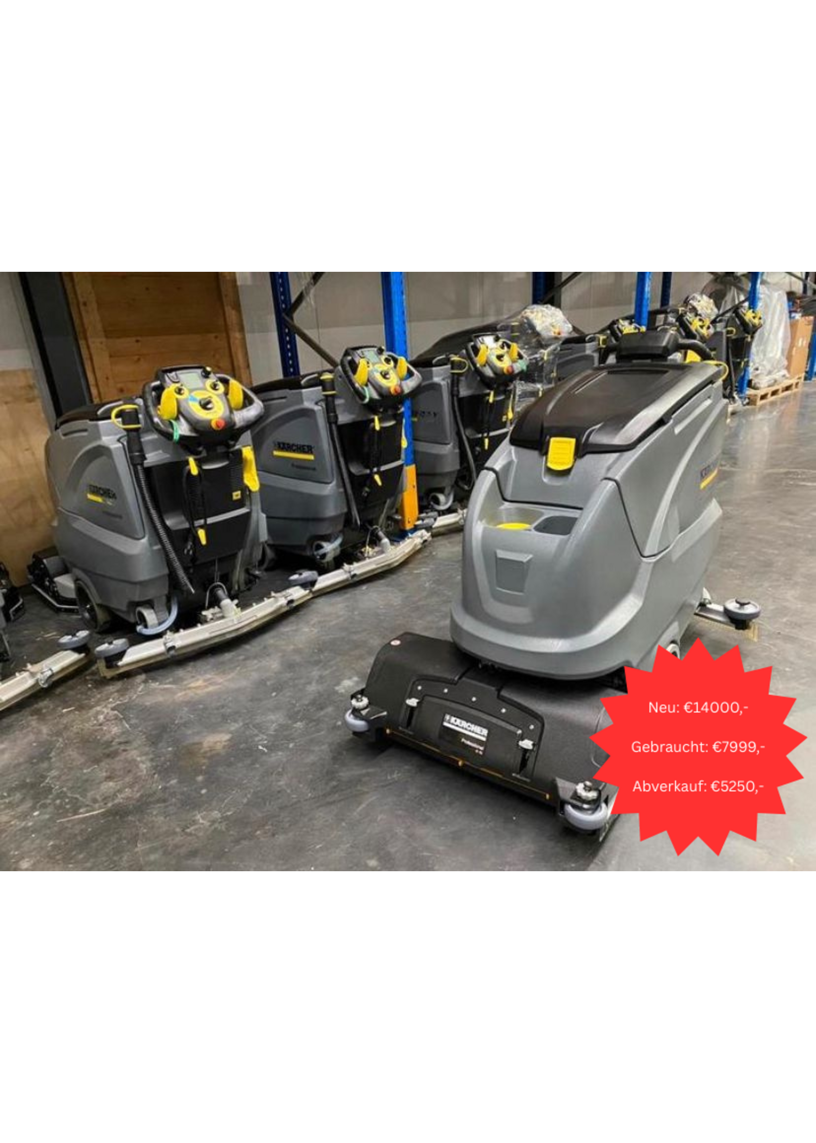 Kärcher B 80 W – generalüberholter Nassschrubbautomat mit Fahrantrieb
