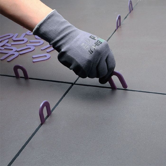 BIHUI BIHUI Hoefijzer Vulplaat Paars 350 stuks 2 mm.