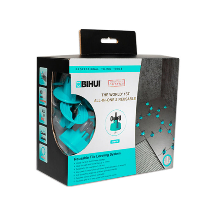 BIHUI BIHUI T-Spin Levelling System 1,5 mm. - 50 stuks