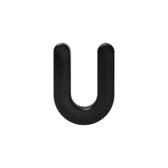 BIHUI BIHUI Hoefijzer Vulplaat Zwart 150 stuks 6 mm.