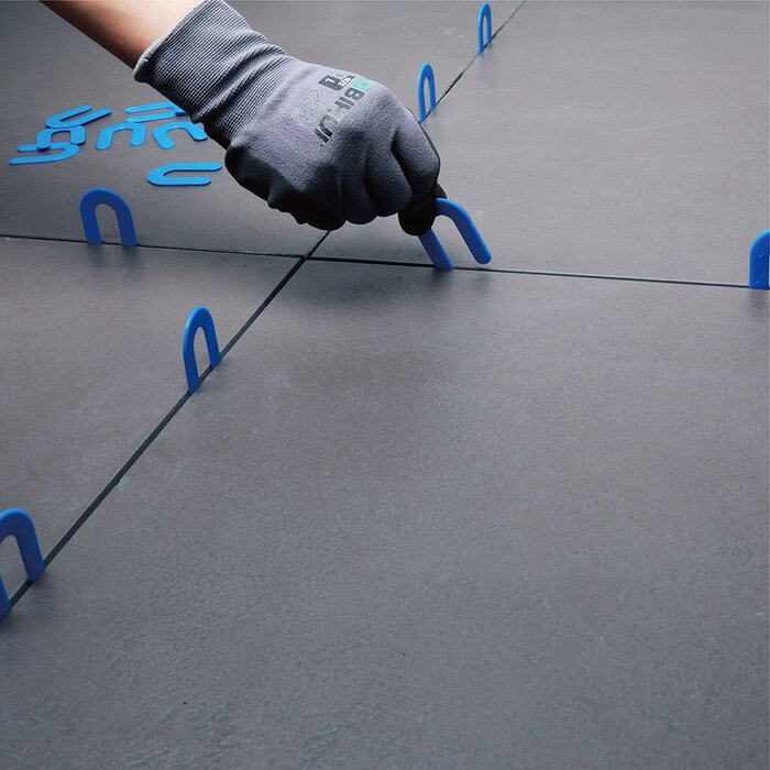 BIHUI BIHUI Hoefijzer Vulplaat Blauw 400 stuks 1,5 mm.