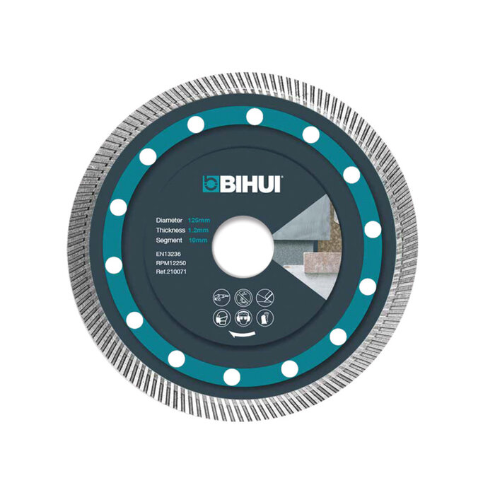 BIHUI BIHUI Turbo Diamantschijf Slender 1,2 mm 125 mm.